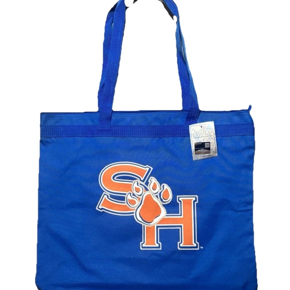 Sam Houston State University Bearkats SHSU  NCAA Team Tote Bag With Zipper